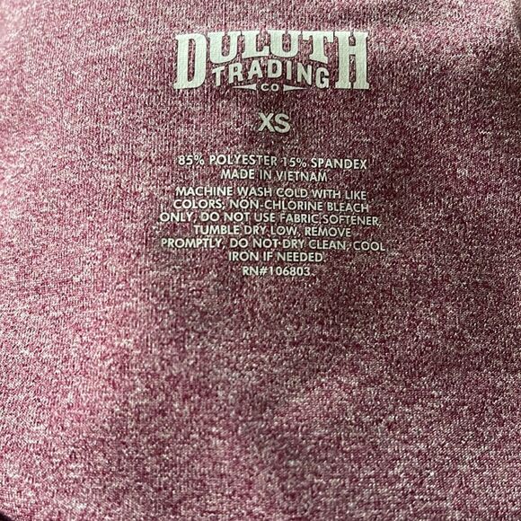 Duluth Trading Co Heather Beet Grow Getter Tank Gray UPF 50+. Built-in shelf bra - Picture 10 of 10